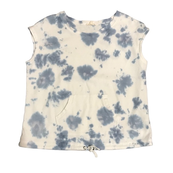 XL Jane & Delancey Tie Dye Sleeveless Waffle Knit Top - Picture 1 of 2